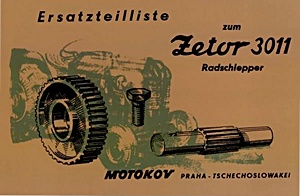 Książka: Zetor 3011 Radschlepper - Ersatzteilliste