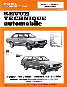 Livre : [RTA 366] Ford Taunus - 4 cylindres (76-82)