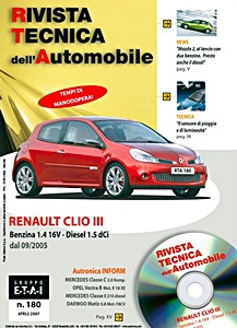 Renault Clio III - 1.4 16V / 1.5 dCi (09/05->)