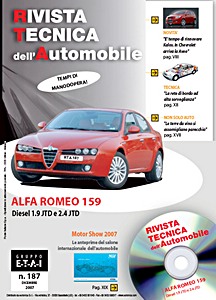 Alfa Romeo 159 - Diesel 1.9 JTD e 2.4 JTD (2005-2013) | Rivista Tecnica dell'Automobile (RTA 187) | ETAI-Autronica
