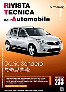 Dacia Sandero I - Benzina 1.4 MPI GPL (03/2009-12/2010) | Rivista Tecnica dell'Automobile (RTA 233)