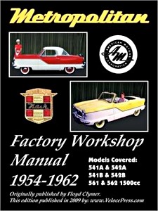 Buch: Metropolitan Factory Workshop Manual (1954-1962)