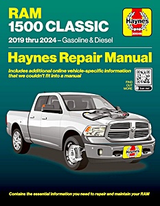 Ram 1500 Classic (DT, 2019-2024) - Gasoline & Diesel | Haynes Auto Repair Manual