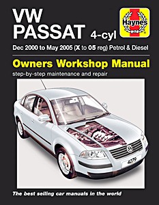 Master diploma Hoe zijde VW Passat V GP (2000-2005): werkplaatshandboeken - onderhoud en reparatie  (39)