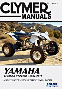 Livre: Yamaha YFZ 450 & YFZ 450R (2004-2017) - Clymer ATV Service and Repair Manual