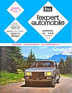 Boek: [LEA149] Peugeot 104 S, SL et GLS