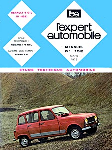 Livre : [LEA152] Renault 4 GTL (depuis 01/1978)