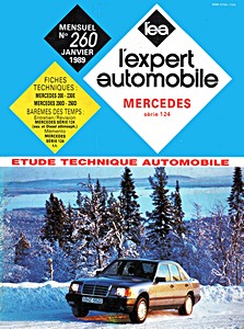 Couverture revue technique Mercedes-Benz série 124 - 200, 230 / 200 D, 250 D (depuis 1985)