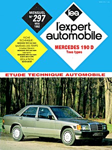 Omslag werkplaatshandboek Mercedes-Benz 190 D - tous types (depuis 1982)