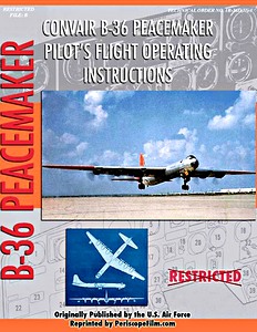 Book: Convair B-36 Peacemaker - Pilot's Flight Op Instr