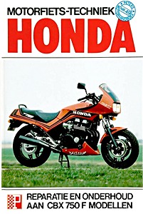 Omslag werkplaatshandboek Honda CBX 750F - Reparatie en onderhoud