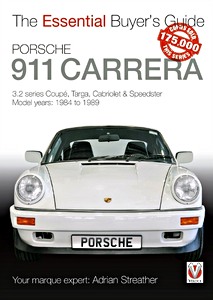 Umschlag Buch Porsche 911 Carrera 3.2 series - Coupe, Targa, Cabriolet & Speedster (model years 1984-1989)