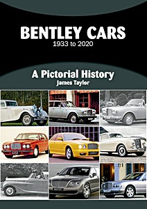 Cover book Bentley Cars 1933 to 2020 - A Pictorial History