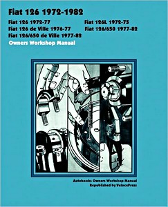Cover repair manual Fiat 126 (1972-1982)