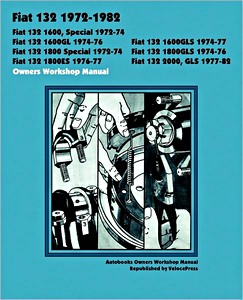 Cover repair manual Fiat 132 - 1600, 1800, 2000 (1972-1982)