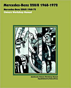 Omslag werkplaatshandboek Mercedes-Benz 220/8 (W115) (1968-1972)