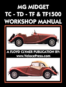 Book: MG Midget TC, TD, TF, TF 1500 (1945-1955) WSM
