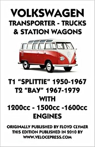 Umschlag Reparaturhandbuch Volkswagen Transporter T1 (1950-1967) and T2 (1967-1979) - 1200, 1500, 1600 cc