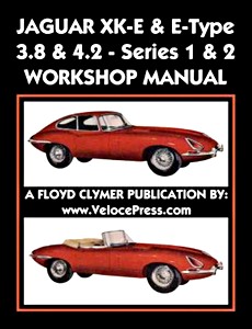 Książka: Jaguar XK-E & E-Type - 3.8 & 4.2 - Series 1 & 2 WSM