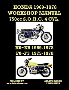 Livre : Honda CB750 SOHC 4-Cylinder (1969-1978) - WSM