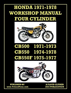 Livre : Honda 4-cylinder WSM (1971-1978)