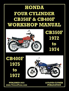 Livre : Honda CB350 F & CB400 F - 4-Cylinder (1972-1977) - WSM