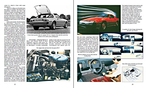 Pages of the book RX-7 Mazda’s Rotary Engine Sports Car (2)