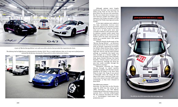 Pages of the book Porsche 911 (991): The Definitive History 2011 to 2019 (1)
