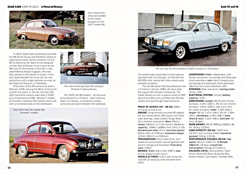Pages of the book Saab Cars 1949 to 2011 (1)