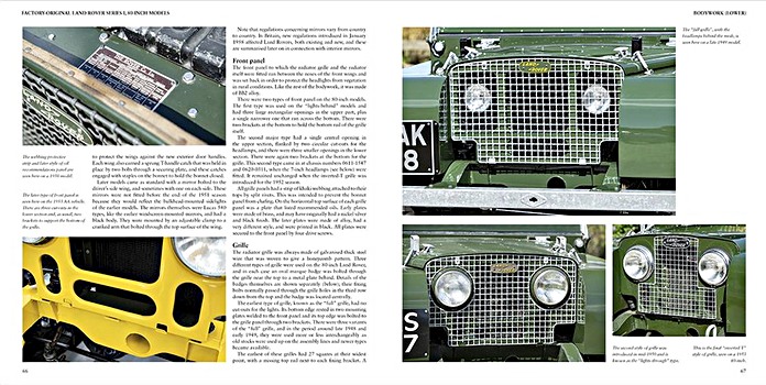 Pages du livre Factory-Original Land Rover Series I, 80-inch models (1)