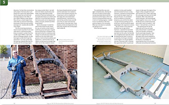 Pages of the book Jaguar XK DIY Restoration & Maintenance (1)