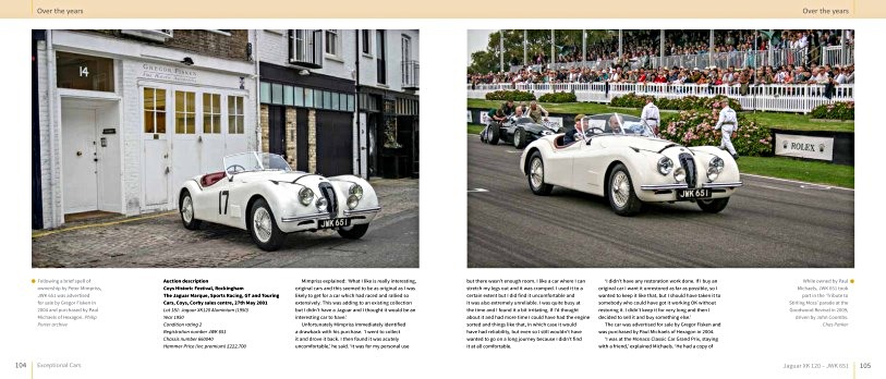 Páginas del libro Jaguar XK120: The Remarkable History of JWK 651 (2)