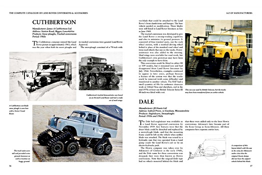 Páginas del libro The Complete Catalogue of Land Rover Conversions (1)