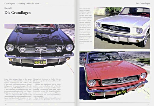 Pages du livre Das Original: Ford Mustang 1964 ½ - 1966 (1)