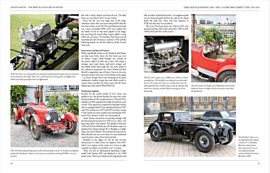 Seiten aus dem Buch Aston Martin – The Bertelli Era Cars In Detail (1)