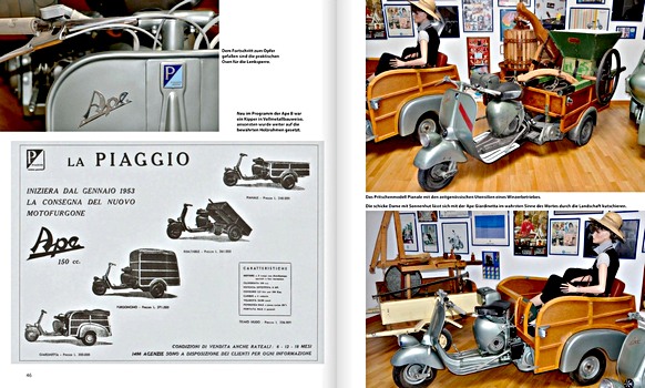 Pages du livre Piaggio Ape - Die fleißige Schwester der Vespa (1)
