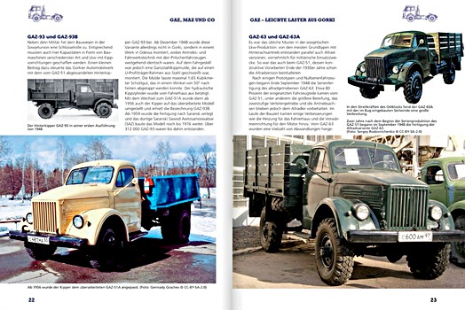 Seiten aus dem Buch Frontlenker aus Russland - GAZ, MAZ und Co. (1)